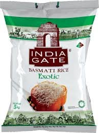 Indian Gate Basmati Rice Exotic (5kg)